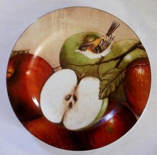 David Carter Brown Apple Orchard Dessert Salad Plate   Beautiful