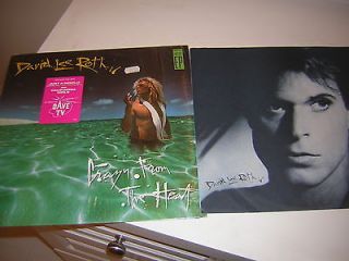 DAVID LEE ROTH LP CRAZY FROM THE HEAT IN SHRINK W/HYPE STICKER DAVE TV