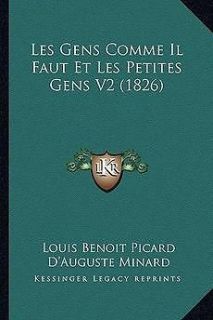 Les Gens Comme Il Faut Et Les Petites Gens V2 (1826) NEW