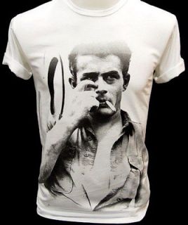 JAMES DEAN Vintage Portrait Rebel Movie T Shirt giant S