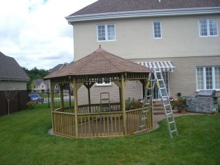 GAZEBO PLANS, 8FT OCTAGON, VICTORIAN, BUILD YOUR OWN CD, LOTS OF WOOD 