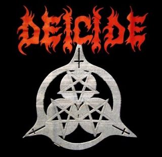 DEICIDE cd lgo ONCE UPON THE CROSS Official SHIRT LRG new