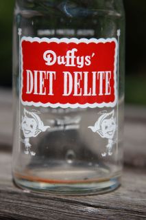 DUFFYS DIET DELIGHT Elves Red & White ACL Soda Bottle