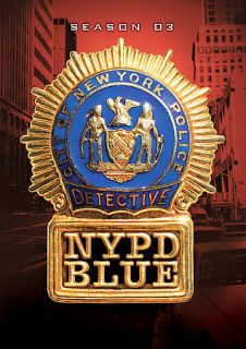 NYPD Blue   Season 3 DVD, 2006, 4 Disc Set