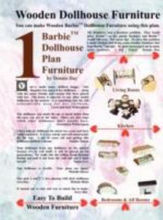 Barbie Dollhouse Plan Furniture by Dennis Day 2008, Paperback