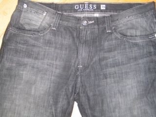 Guess Desmond relaxed fit straight leg jeans sz 38 NWOT 33 inch inseam 
