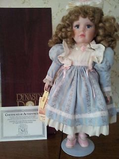   Dynasty Collection Porcelain Doll DEVIN with Blue Eyes and Blonde Hair