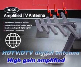 HDTV UHF VHF TV DIGITAL ANTENNA Indoor amplifier boost1