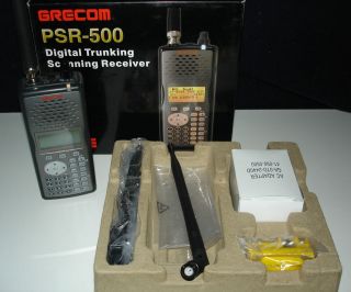 GRE (Grecom) PSR 500 Digital Trunking Scanner, (practically unused)
