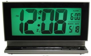   Large Display Battery Operated Digital Alarm Clock w/ SmartLite