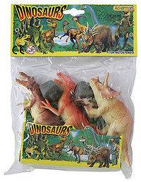 pack of four plastic Dinosaur toys Party Bag Pinata