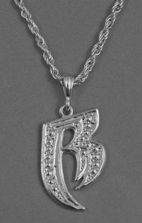 Ruff Ryders Bling Pendant Chain Necklace NEW Rapper