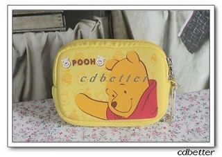   Girls Cartoon Winnie the Pooh Zip Camera Phone Case Boxes Coin Purse