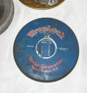   WRAPLOCK BANDING KIT BY HANLER CORPORATION IN A DISPENSING TIN CAN