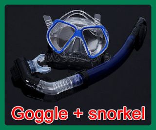 Kids Snorkeling Gear Scuba Diving Equipment Dive Mask Dry Snorkel Set