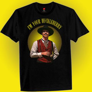 Doc Holiday Tombstone Tshirt Huckleberry Western Wild West Shirt Wyatt 