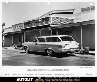 1963 Dodge Custom 880 Station Wagon Factory Photo