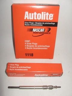 Dodge Sprinter 2.7L Diesel Autolite 1118 glow plug set(5) (Fits More 