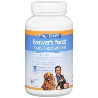 PRO SENSE BREWERS YEAST DAILY SUPPLEMENT FOR CATS & DOGS   250 CHEW 