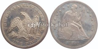 1860, Seated Liberty Dollar
