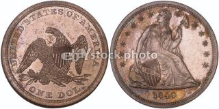 1840, Seated Liberty Dollar