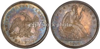 1859, Seated Liberty Half Dollar