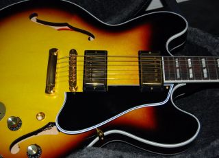 Gibson ES 345 Reissue Electric Blues Guitar  Tri Burst   57 Classic 