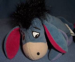 DISNEY Pooh donkey friend Eeyore beanie plush 8 velour