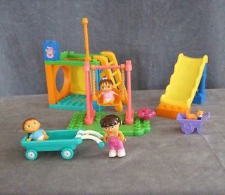 Dora the Explorer Mega Bloks set twins preschool building set baby 