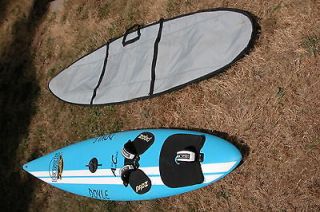 Doyle Custom sailboard (windsurfing) AirCore, blue, custom graphic