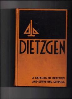 Dietzgen Catalog of Drafting and Surveying Supplies, 1941