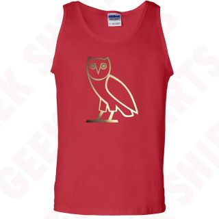 OVO Drake Octobers very own tank top shirt GOLD OVOXO owl YMCMB tee S 