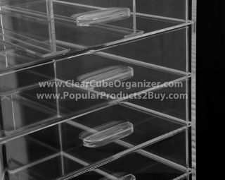 Jewelry Storage Case Acrylic Organizer Drawer Display