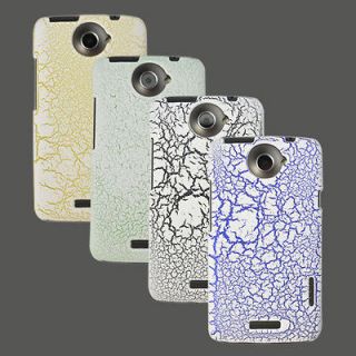   Cracks Style Ultra Slim Hard Back Case Cover Skin for HTC ONE X AT&T