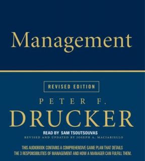 Management by Peter F. Drucker 2008, CD, Abridged, Revised