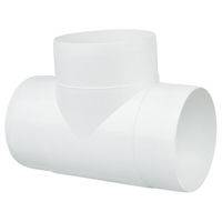 Piece Ducting or T Piece Ducting for Extractor Fan 4inch/100mm Duct 