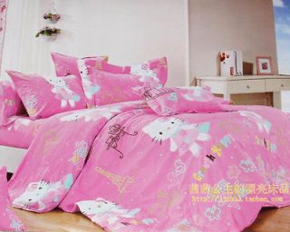 Hello Kitty Growth Happy Queen Bed Quilt Cover Set ***