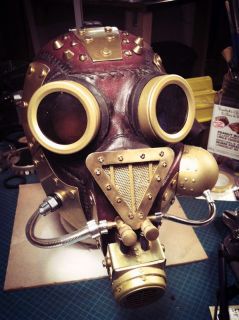 Steampunk mask made by Collateral DV8 Red Death