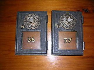 Dial Pointer or Point Ray Post Office Box Doors, 1896 Patent Date 