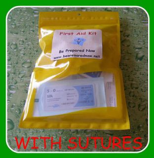 First Aid Kit Medical Supplie Emergency Wound SUTURES packed in 