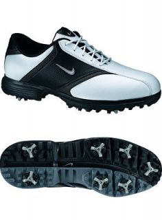 NIKE Heritage White/Black Golf Shoe   Mens 12 Medium