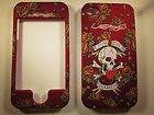 Ed Hardy Love Dies Hard   Red   iPhone 3 3G Faceplate Case Cover Snap 