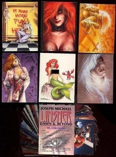 LINSNER   DAWN & BEYOND   90 Card Fantasy Art & Comic Book Bad Girl 
