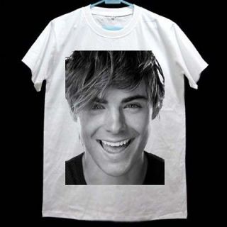 Cute Actor ZAC EFRON Troy Basketball captain T shirt L