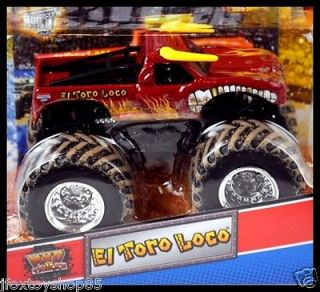   2012 Hot Wheels Monster Jam Truck Mud Trucks EL TORO LOCO , 164