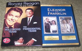Ronald Reagan His Life and Times & Eleanor and Franklin Double 