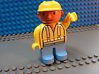 LEGO Duplo Minifigure Bob the Builder figure construction vest RARE 
