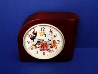 Disney Mickey Mouse Vintage Wooden Clock DS20695