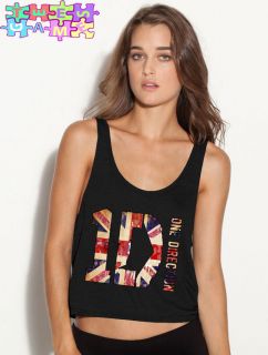 one direction ladies FLOWY BOXY TANK TOP tshirt i love harry louis 