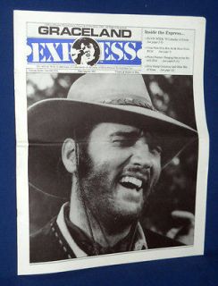 Elvis Presley GRACELAND EXPRESS Magazine Vol. 7 No. 1 First Quarter 